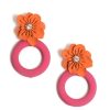 Clearance Colored Flower Earrings