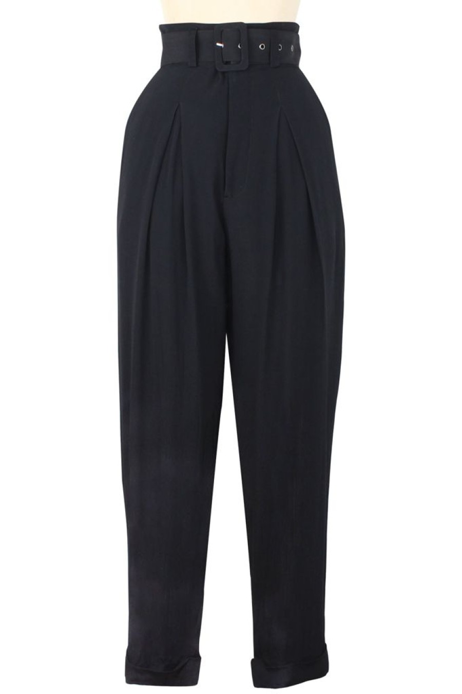 Wholesale High Waist Trouser-Black