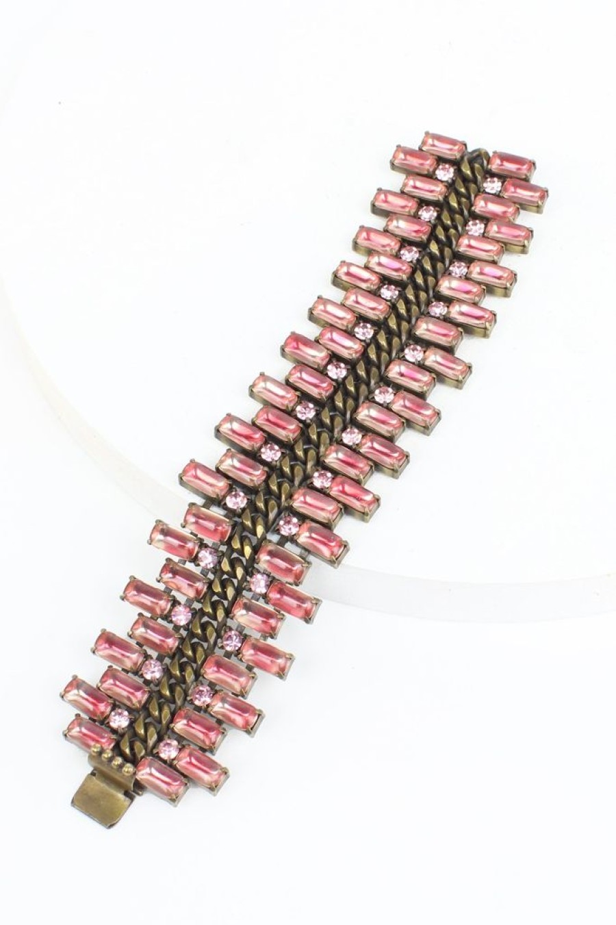 Hot De Luxe Pink Geo Bracelet