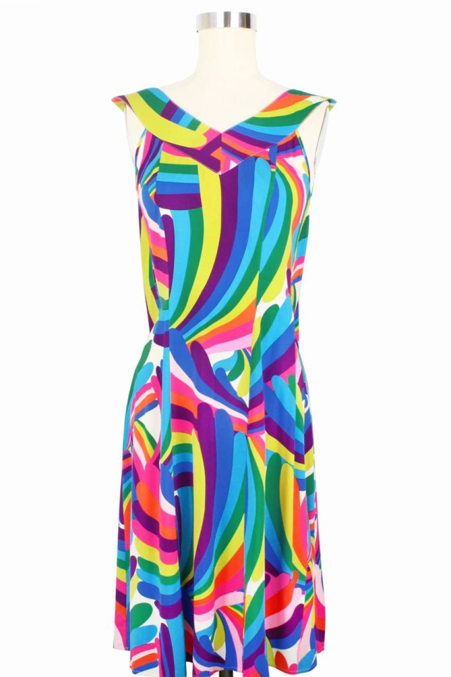 Hot Muu Muu Dress- Rainbow Bright