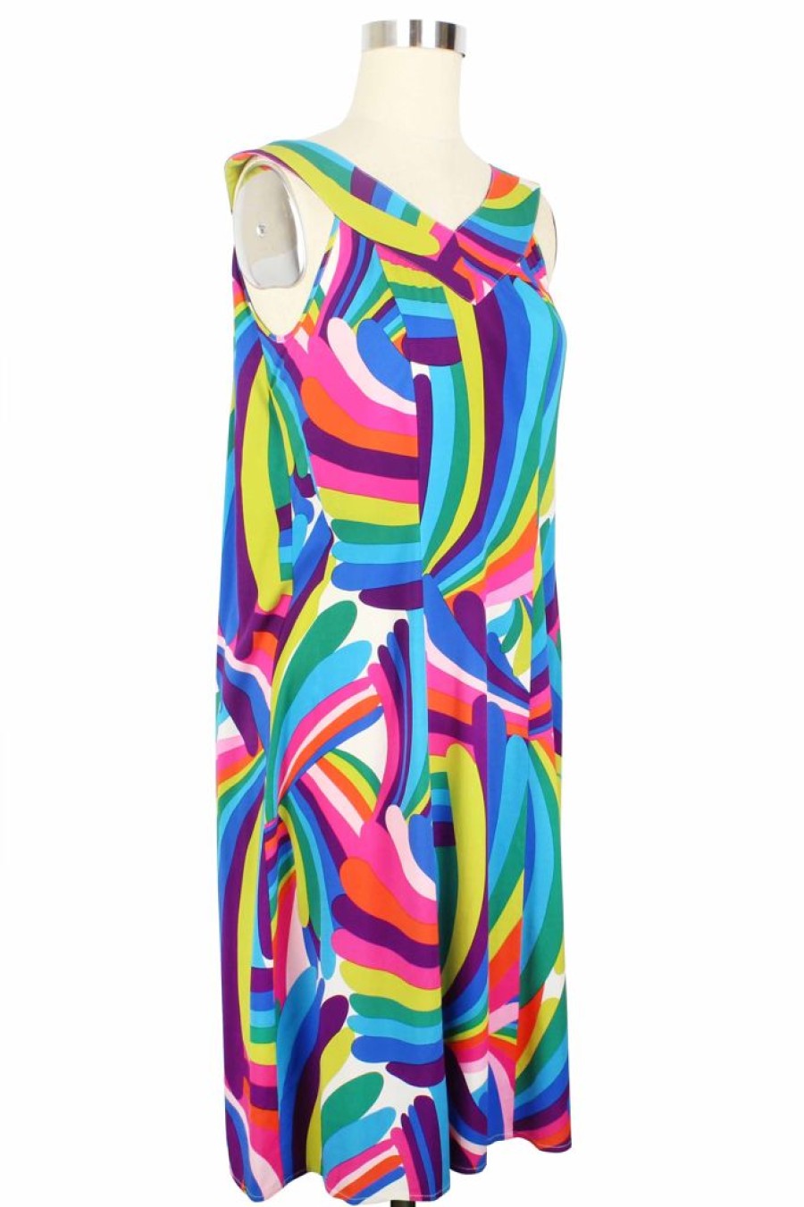 Hot Muu Muu Dress- Rainbow Bright