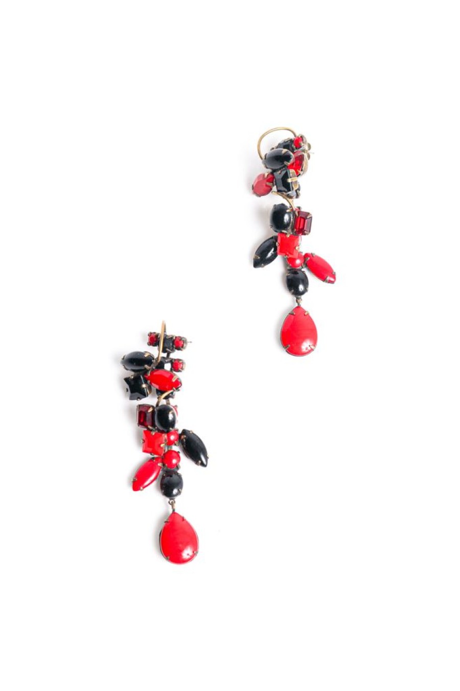 New De Luxe Cluster Drop Earrings