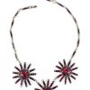 Hot De Luxe Starburst Red Necklace