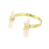 Best Magical Moon And Star Rose Quartz Cuff Bracelet