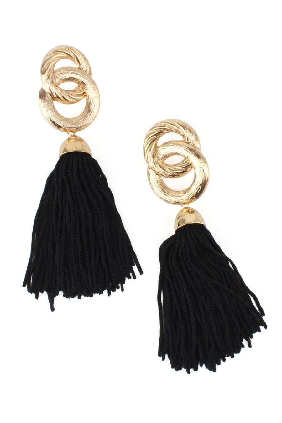 New 80S Lady Tassel Earrings