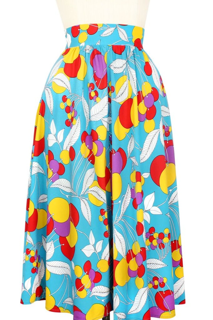 New High Waist Skirt-Tutti Fruity