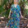 Online Liz Caftan-Dragon Flower