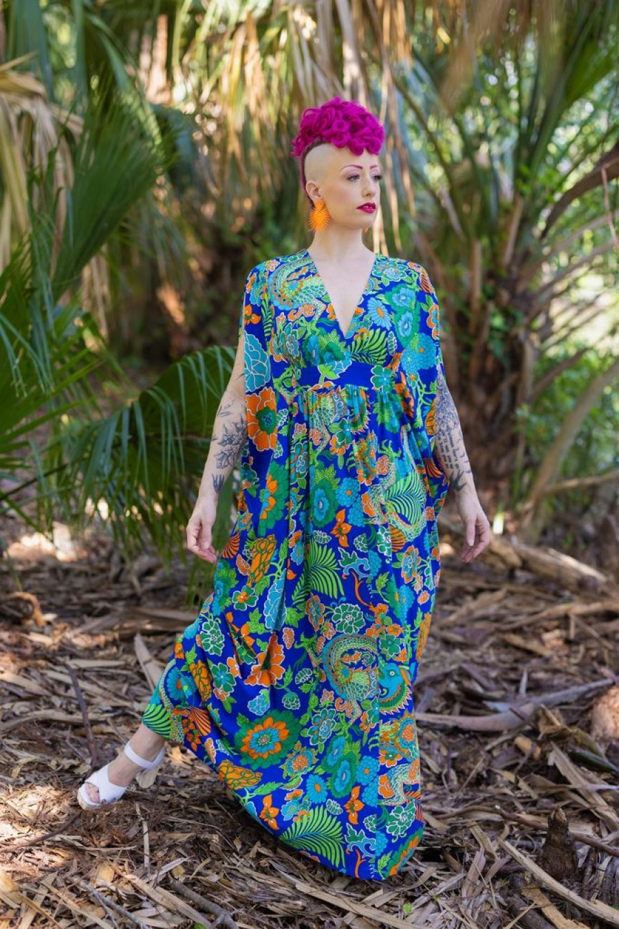 Online Liz Caftan-Dragon Flower