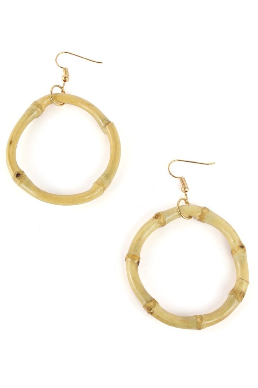 Clearance Bamboo Circle Earrings