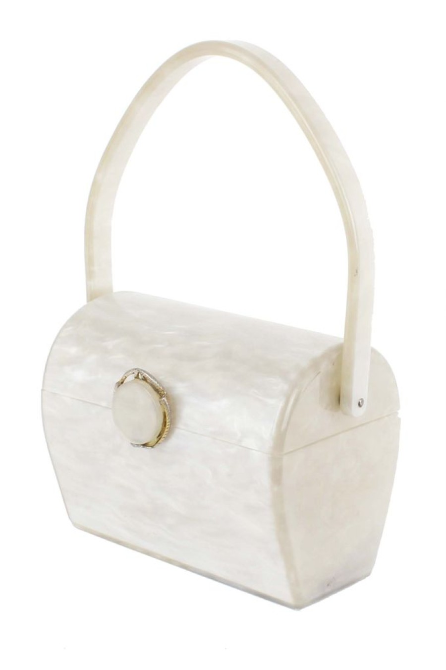 Wholesale Vintage Wilardy White Lucite Bag