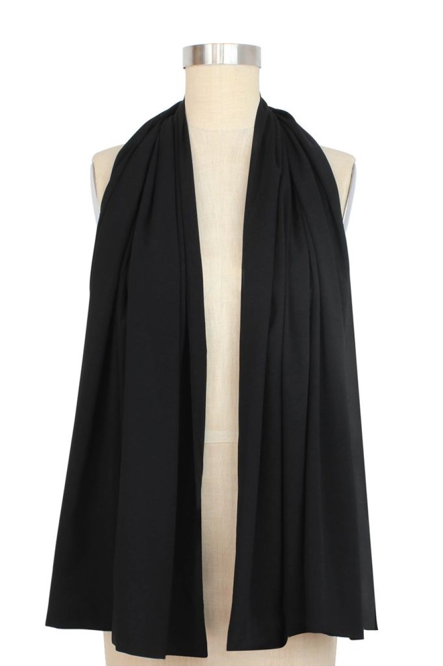 Wholesale Enwrap Scarf-Black