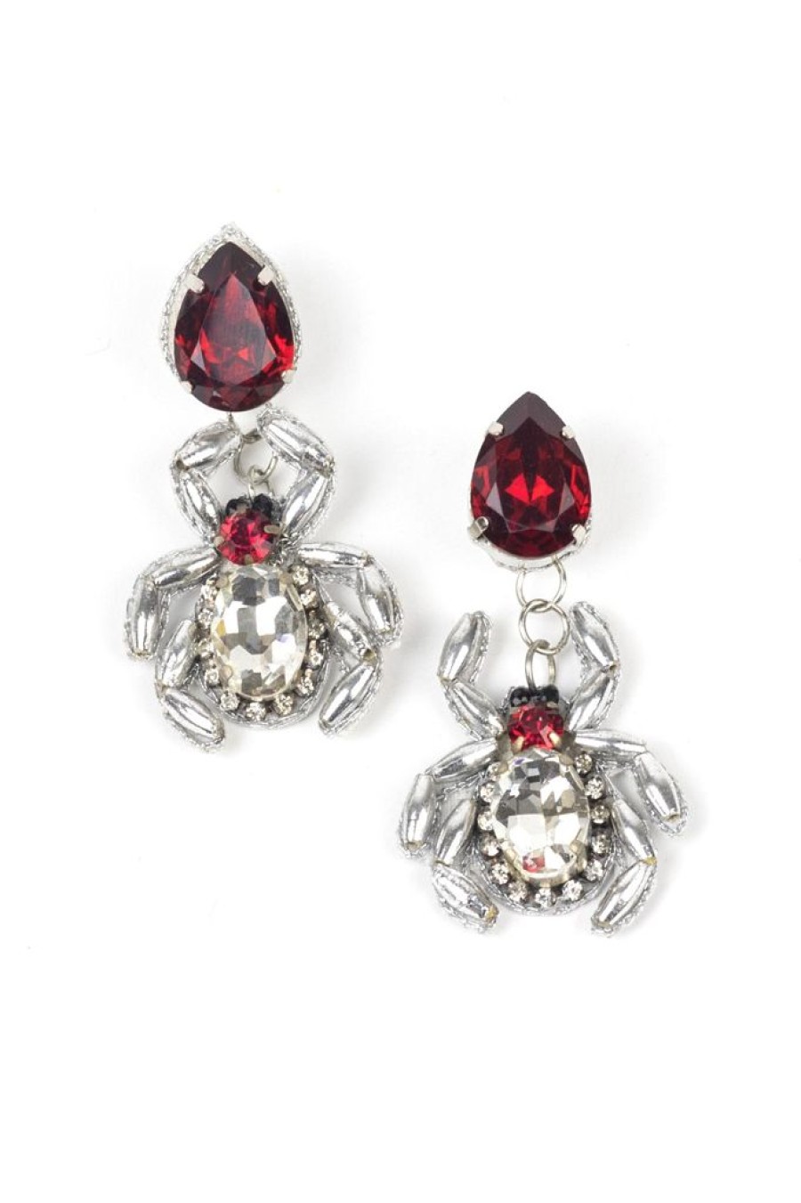 Hot Spider Gem Earrings