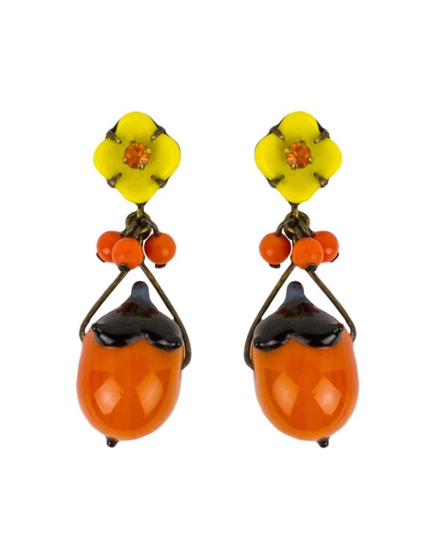 Best De Luxe Orange Drop Earrings