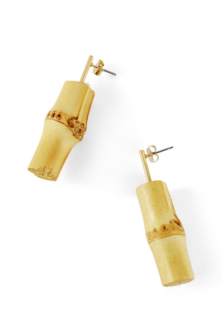 New Bamboo Piece Drop Earrings