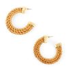 Best Woven Rattan Hoop Earrings