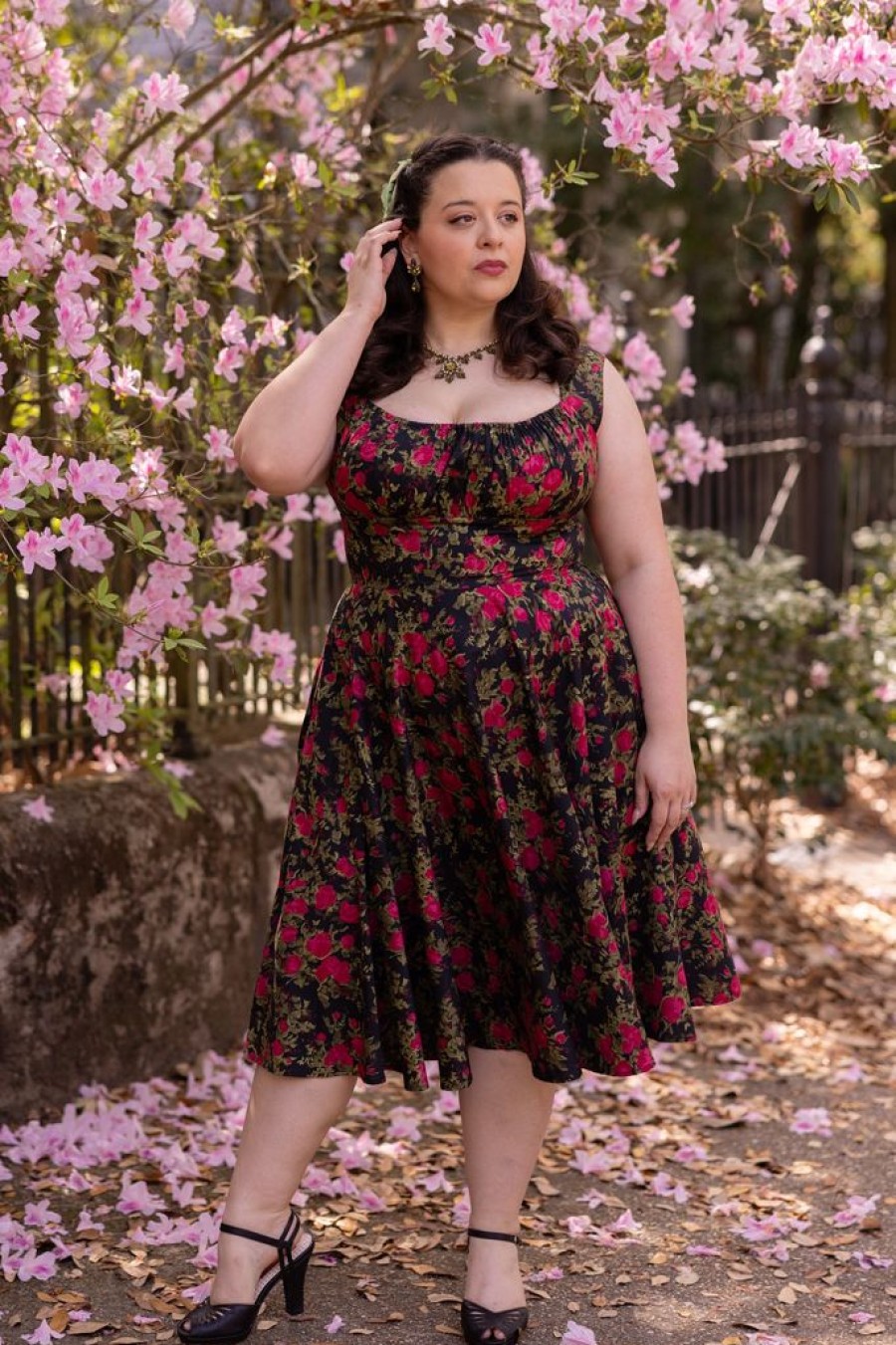 Best Norma Jean Dress-Fairytale Rose