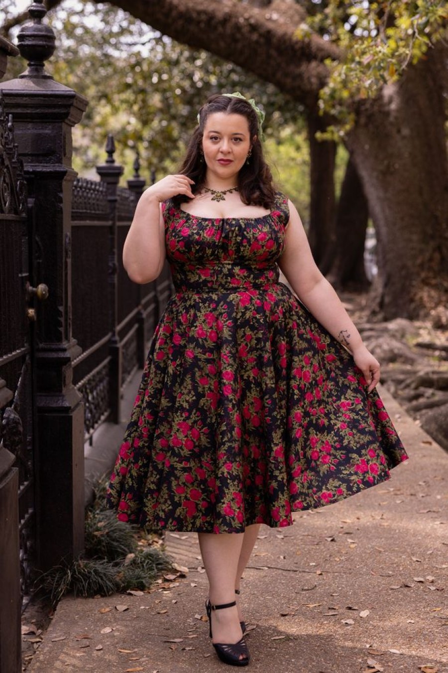 Best Norma Jean Dress-Fairytale Rose