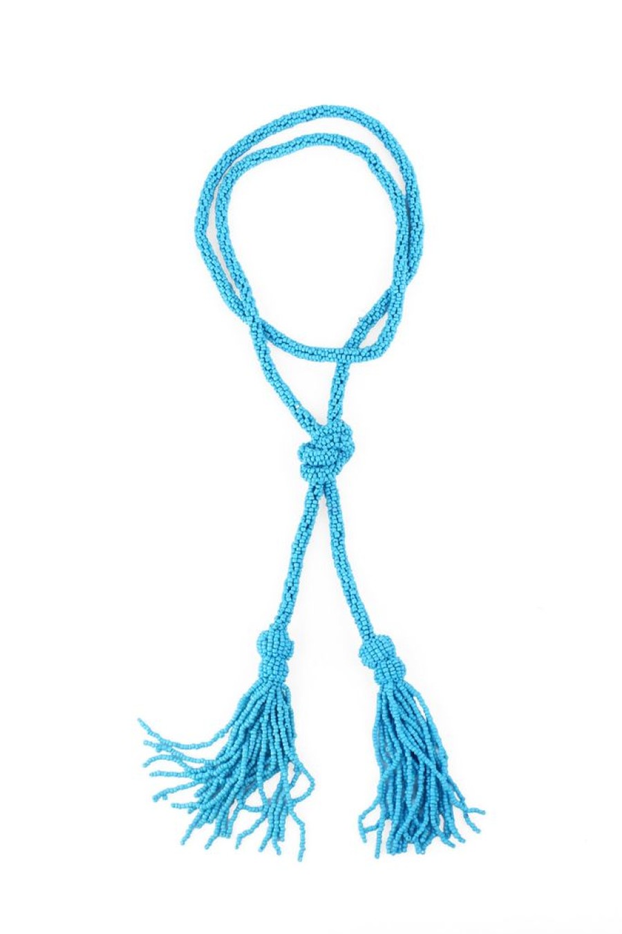 New Seed Bead Tassel Necklace