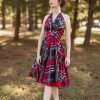 Online Country Club Dress-Mad Plaid