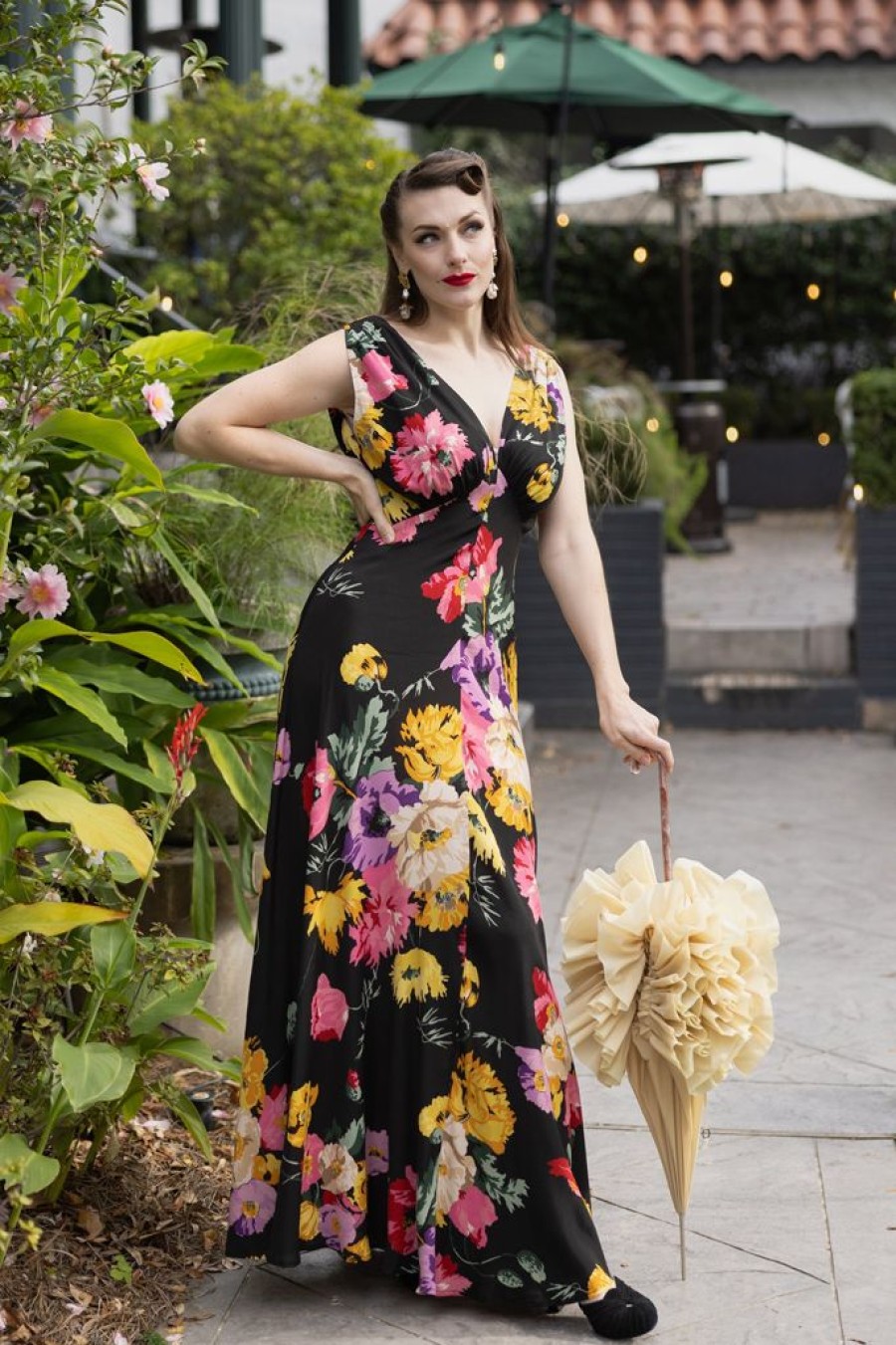 Best 1930S Bias Gown-Museum Floral