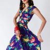 Best Peek A Boo Tie Dress-Bold Bouquet