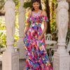 New Hollywood Long Dress-Totally Tropical