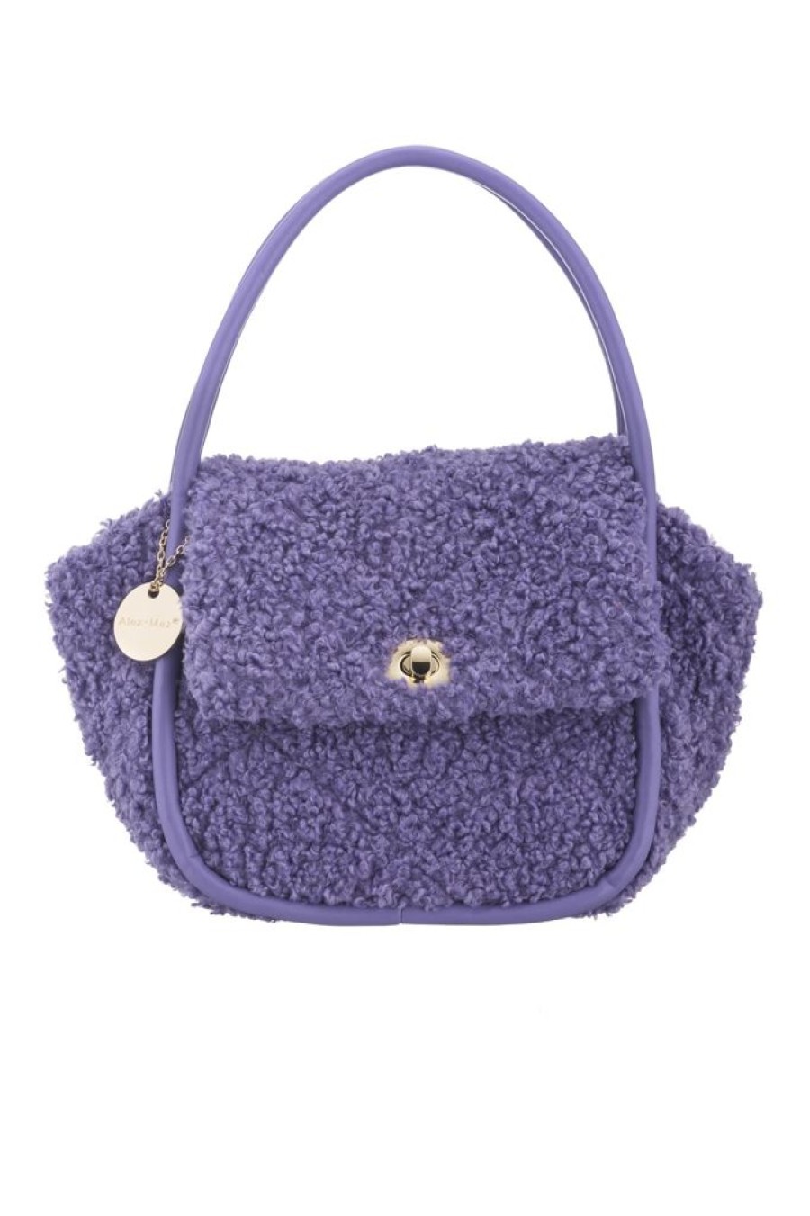 Hot Alex Max Shag Shoulderbag-Purple