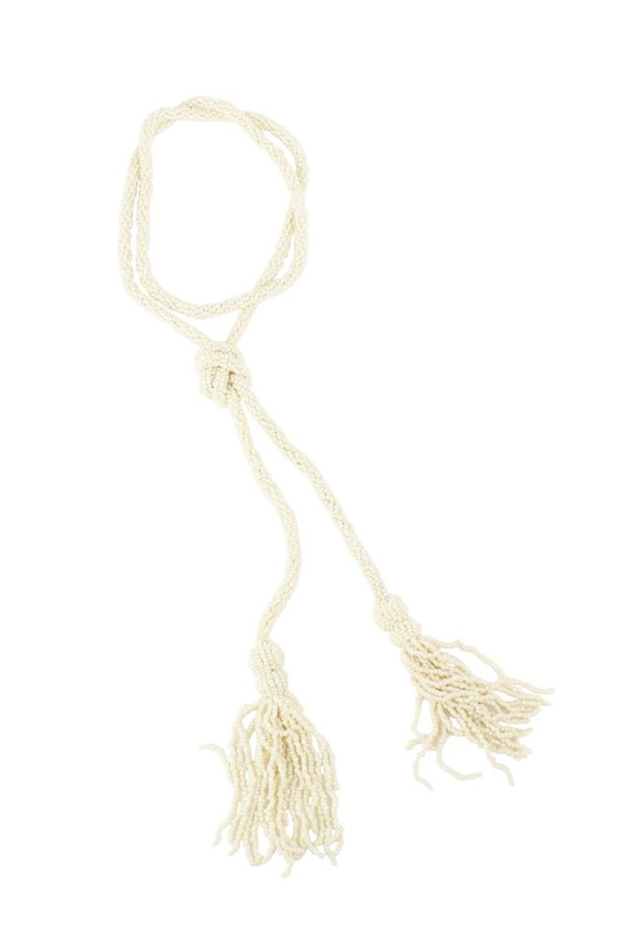 Clearance Seed Bead Tassel Necklace