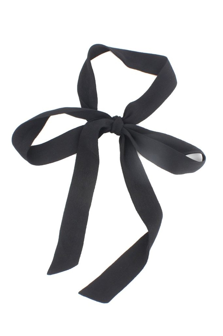 Wholesale Skinny Necktie Scarf-Black