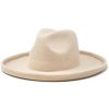 Best Olive & Pique Pencil Brim Wool Felt Rancher Hat