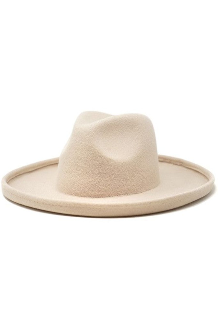 Best Olive & Pique Pencil Brim Wool Felt Rancher Hat