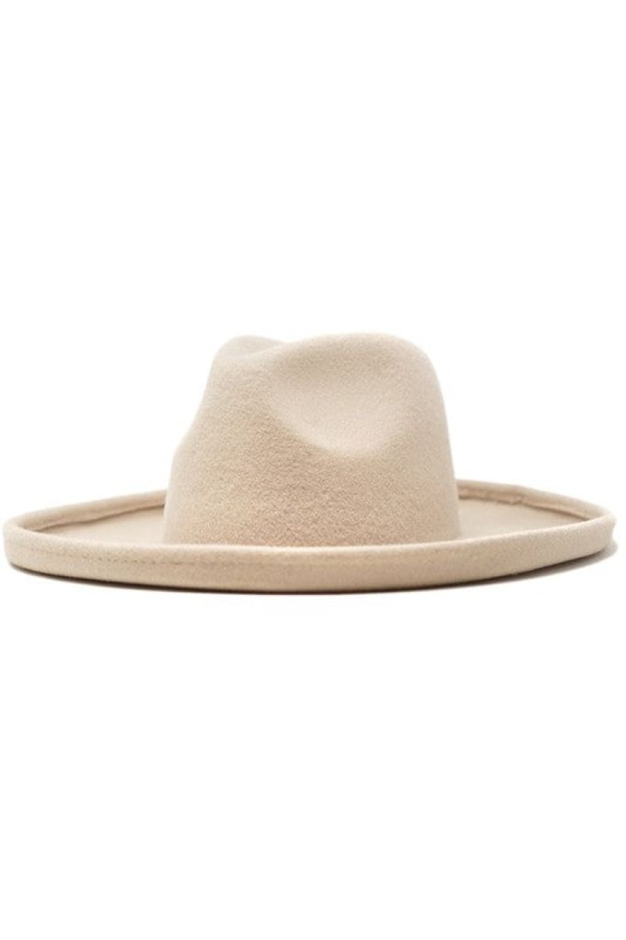 Best Olive & Pique Pencil Brim Wool Felt Rancher Hat