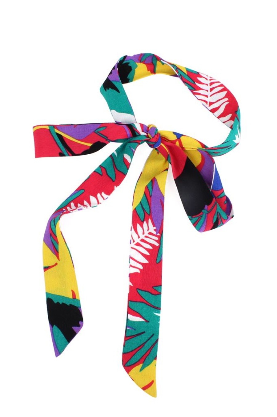 Wholesale Skinny Necktie Scarf-Totally Tropical