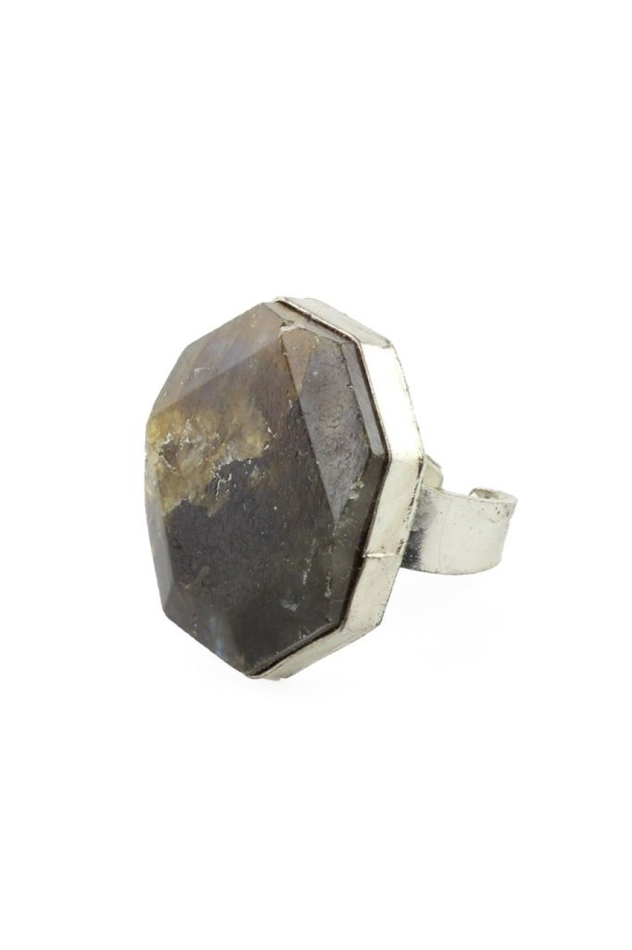 Clearance Adventurine Faceted Ring