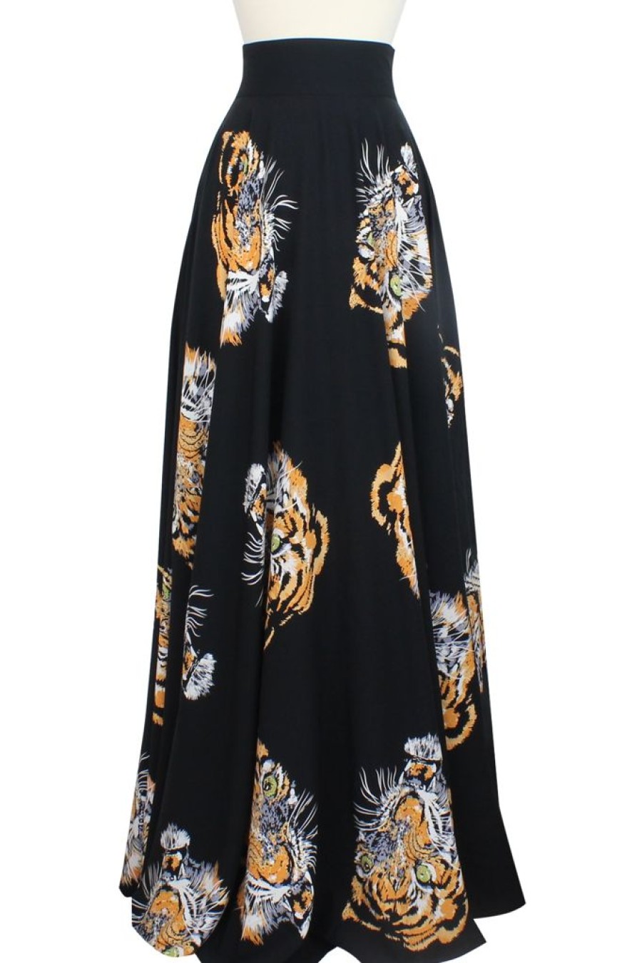 Online Long Circle Skirt-Tigers Eye