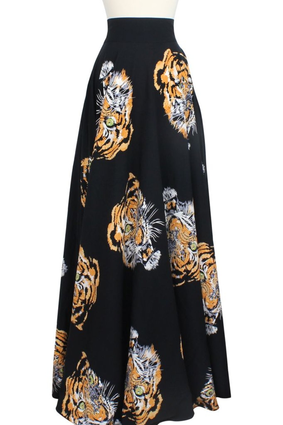 Online Long Circle Skirt-Tigers Eye