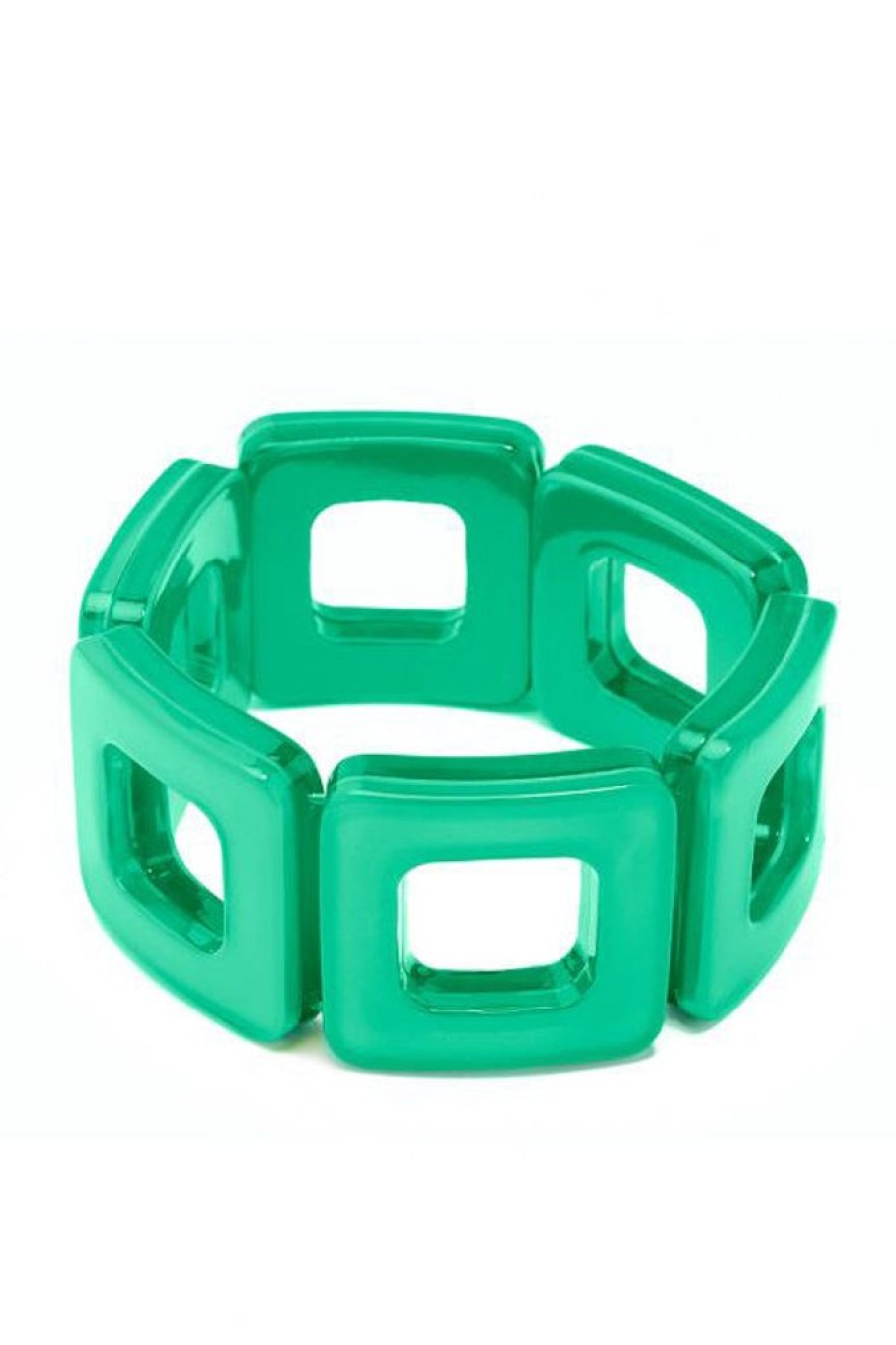 Hot Zenzii Square Cutout Stretch Bracelet