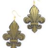 Hot Rosita Bonita Fleur De Lis Earrings