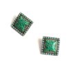 Online De Luxe Modernist Speckled Earring- Clean Turquoise