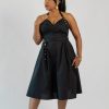 Clearance Marilyn Parade Dress-Black