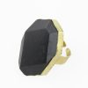 Wholesale Faceted Black Stone Ring