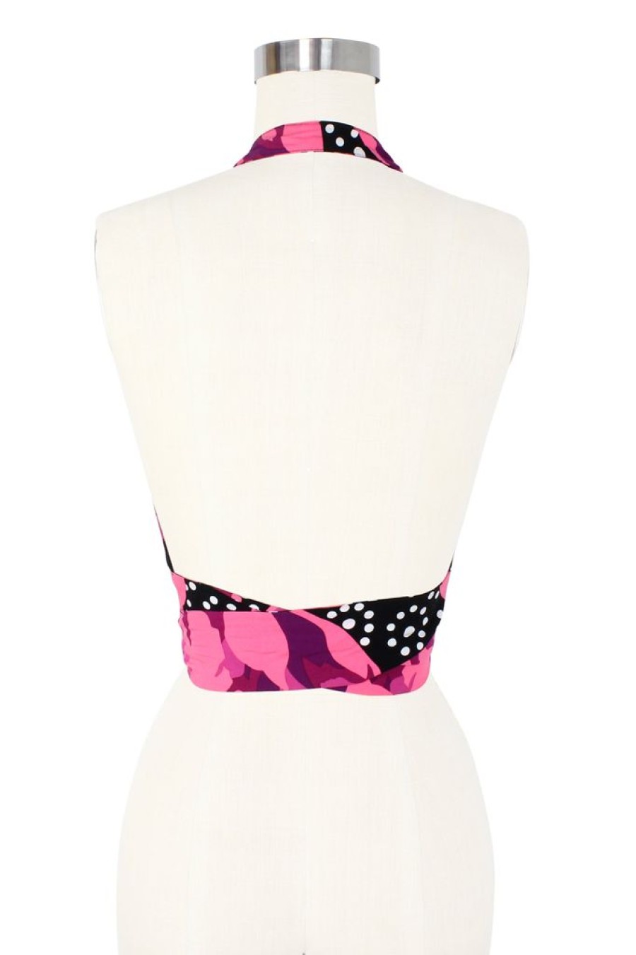 New Vogue Top-Polka Dot Rose