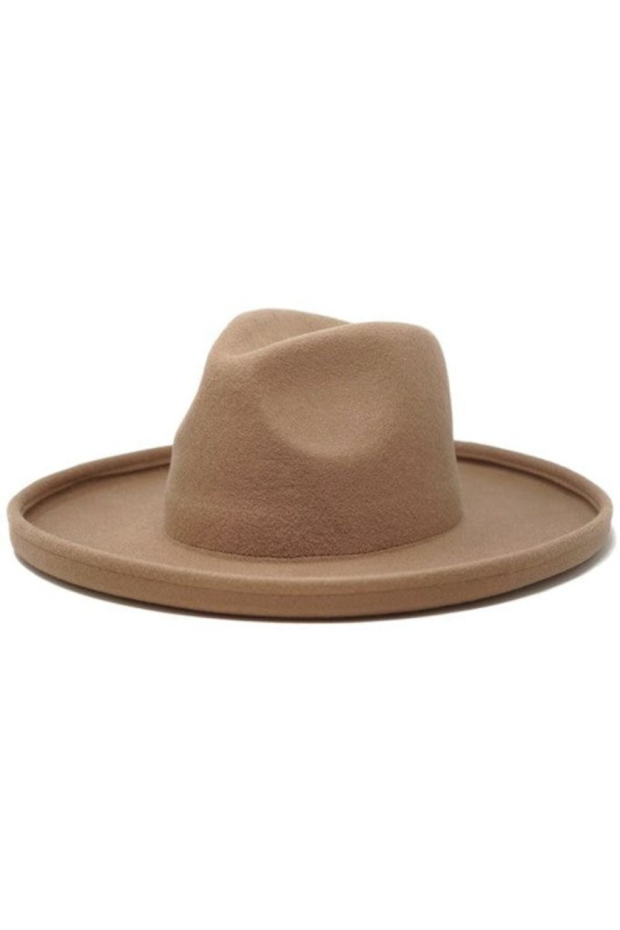 Best Olive & Pique Pencil Brim Wool Felt Rancher Hat