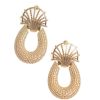 Clearance Textured Teardrop Shell Earrings