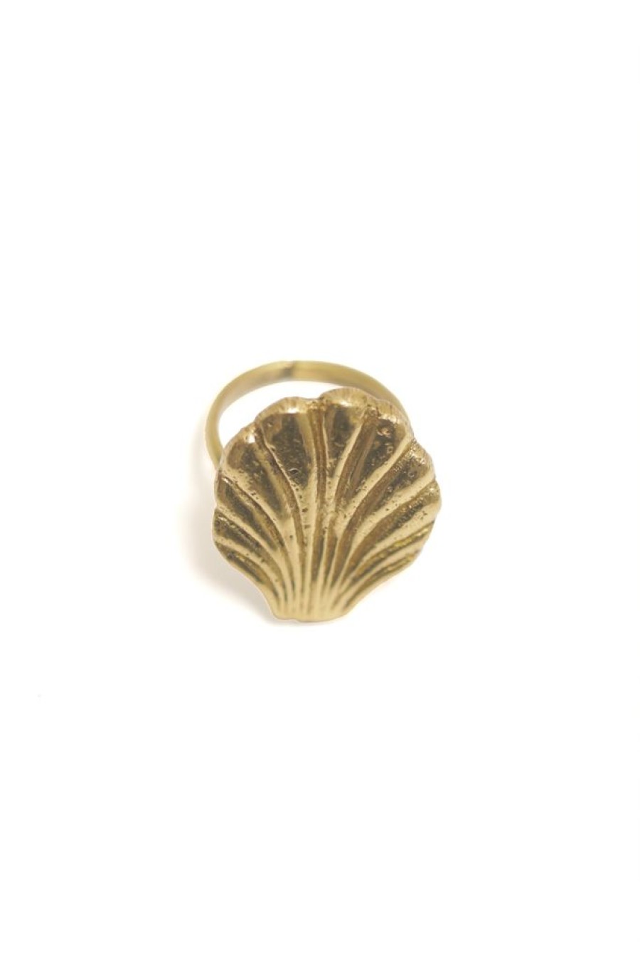 Wholesale Brass Shell Ring