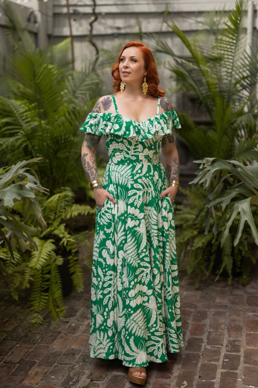 Best Hollywood Circle Long Dress-Botanist