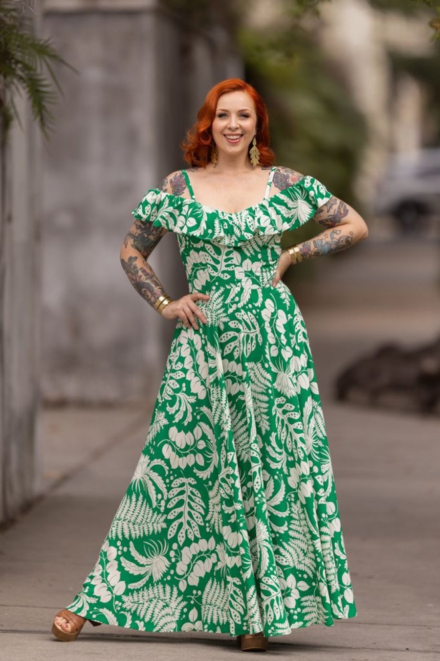 Best Hollywood Circle Long Dress-Botanist