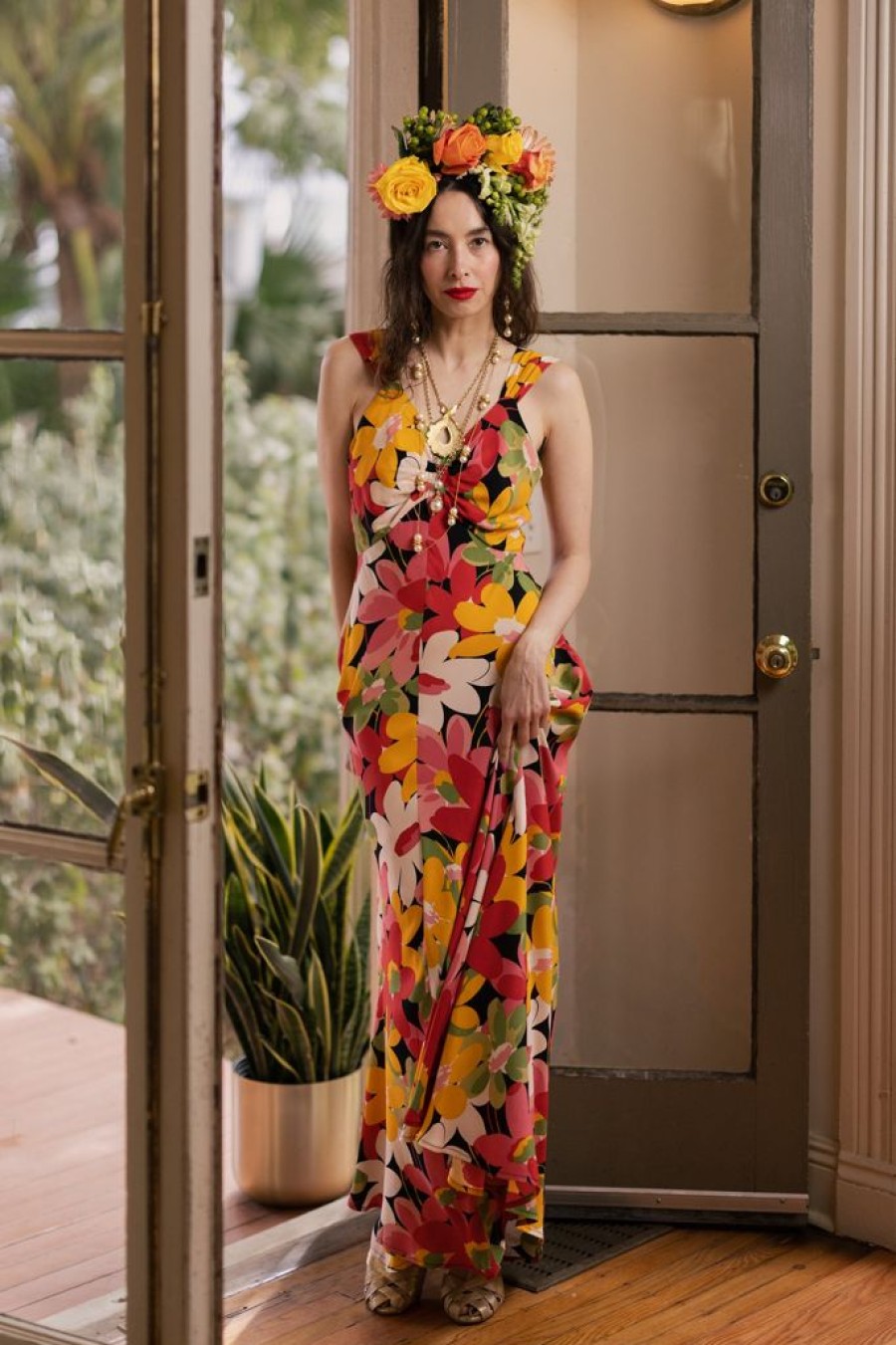 Clearance Constance Dress-Flower Power-Sale