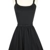 Best Annette Mini Dress- Stretch Cotton Satin